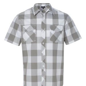 MEN'S BUFFALO PLAID SHORT SLEEVE SHIRT